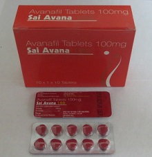 Avanafil / Generic Stendra - 10 бр. хапчета по 100 мг